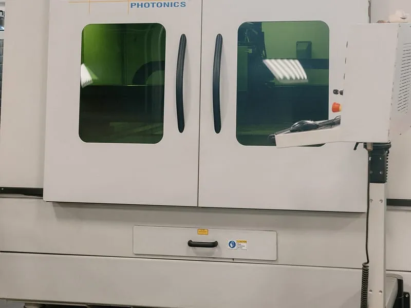 The IPG Photonics fiber laser cutting cell